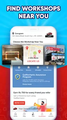 GoMechanic android App screenshot 0